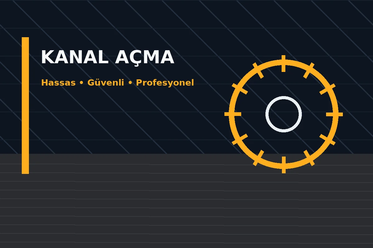Antalya Beton Kanal Açma